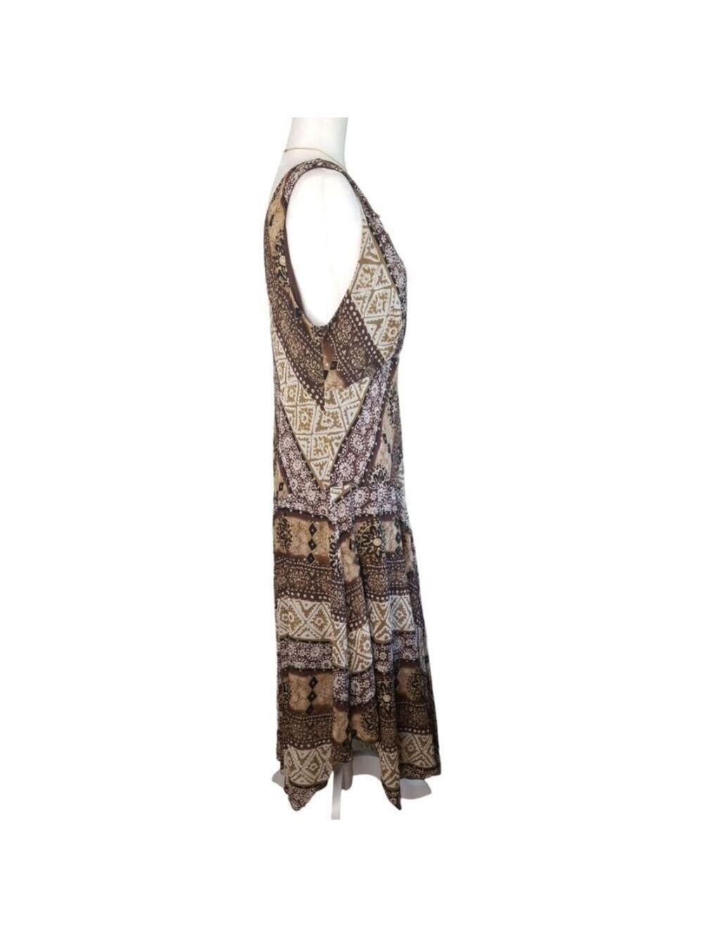 Rabbit Rabbit Rabbit Mid V-Neck Sleeveless Dress Size 16 - Picture 2 of 7